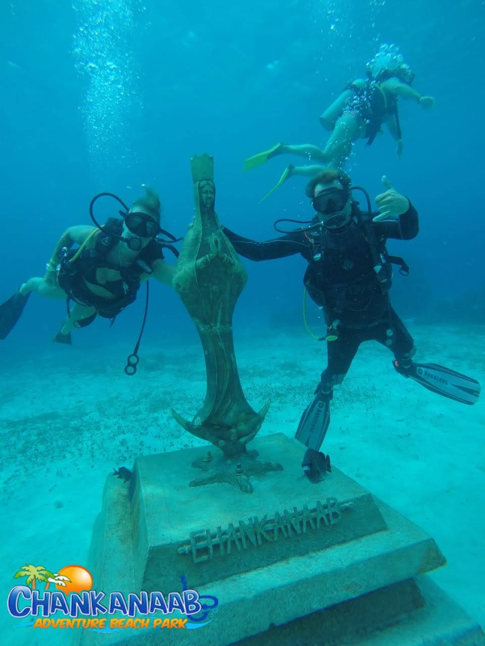 Chankanaab Underwater Statue