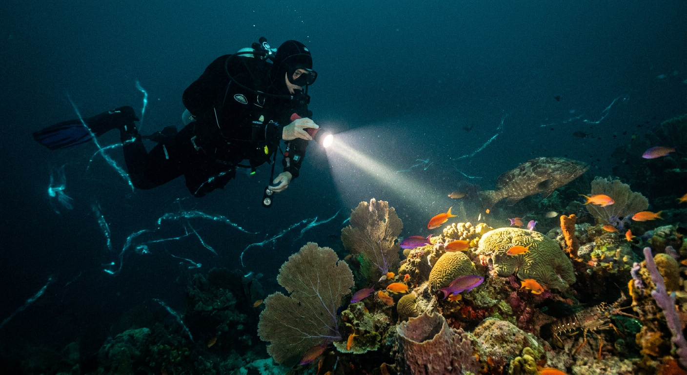 Night Diving – 1 Tank (Certified Divers)